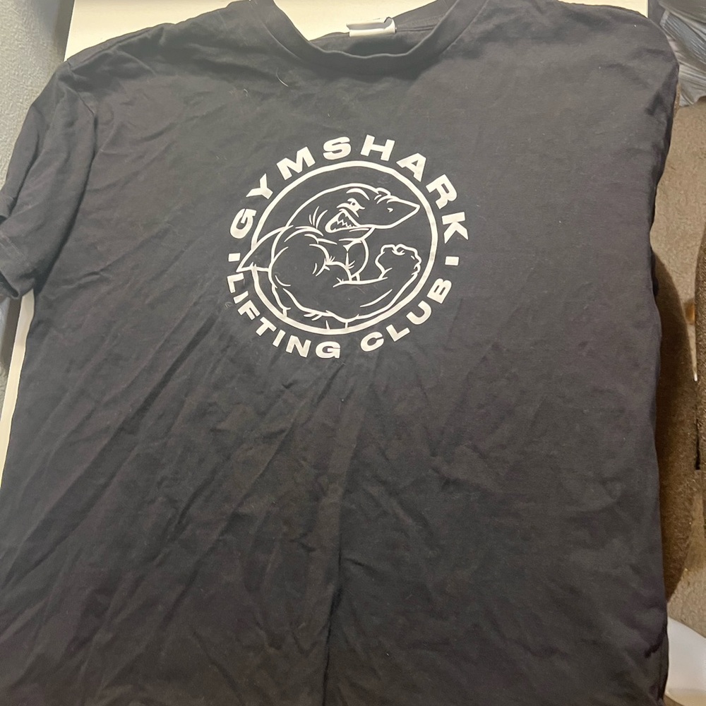 Gymshark Black Lifting Club Tee